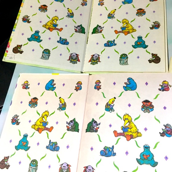 SESAME STREET  VINTAGE BOOK COLLECTION BUNDLE OF 7 - Picture 13 of 16